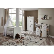 Bild für moebel-dich-auf Babyzimmer Aliya in weiß in verschiedenen Varianten Kinderzimmer Babymöbel Komplettset (Aliya 2)