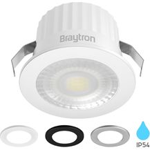 Bild für LED Minispot 3W klein Einbauleuchte Einbauspot Einbaustrahler 3 Blenden IP54 230V 6500K