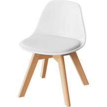 Bild für WOLTU Kinderstuhl mit Holzbeinen Lisa weiß