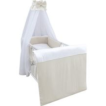 Bild für Baby-Delux Babybettwäsche Baby Bettwäsche Set 4-Tlg. Nestchen Waffelpique