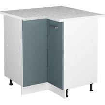 Bild für Eckschrank für Hausrat R-Line Blau-Grau 75.6 cm mit Tür