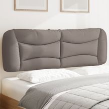 Bild für vidaXL Kopfteil-Kissen Taupe 160 cm Stoff