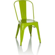 Bild für hjh OFFICE Bistrostuhl VANTAGGIO Comfort Metall Grün Stuhl im Industry-Design
