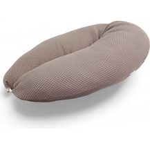 Bild für HOBEA-Germany Stillkissen XXL Lagerungskissen Schwangerschaftskissen Seitenschläferkissen groß (Waffelmuster Taupe, Stillkissen)