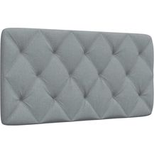 Bild für vidaXL Kopfteil Kopfteil-Kissen Hellgrau 100 cm Stoff, (1 St)