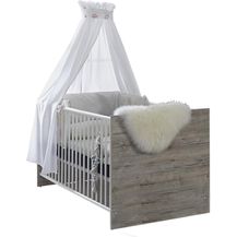 Bild für Arthur Berndt 'Bente' Kinderbett 70x140 cm inkl. Lattenrost 4-fach höhenverstellbar Eiche Sand