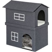 Bild für Relaxdays Katzenhaus 2 Etagen für drinnen