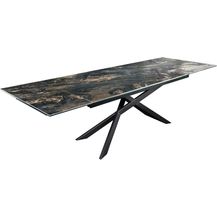 Bild für riess-ambiente Esstisch EUPHORIA 180-220-260cm taupe-natur / schwarz · Keramik · ausziehbar (Einzelartikel, 1-St)