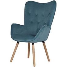 Bild für SVITA CLEO Ohrensessel Samt Fernsehsessel Relaxsessel Petrol