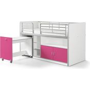 Vipack 'Bonny' Funktionsbett weiß/pink