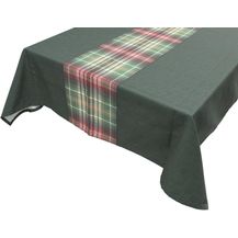 Bild für Tafeldecke "Karogrün" Polyester / Baumwolle Mischung