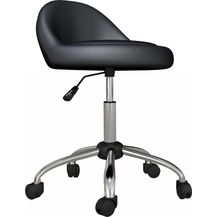 Bild für HOMCOM Rollsitz Höhenverstellbarer Arbeitshocker mit Rädern (Salonstuhl, 1 St, Bürohocker)