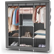 Bild für INTIRILIFE Faltschrank mit Kleiderstange