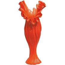 Bild für Casa Padrino Designer Blumenvase Orange B. 24 cm Höhe 60 cm Mod1