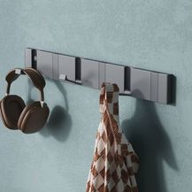Bild für Mai & Mai Wandgarderobe Wandhaken Garderobenleiste Garderobenhaken mit 4/6 klappbaren Haken