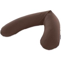 Bild für Theraline Stillkissen 190cm inkl. Bezug Melange kastanie Mikroperlenfüllung