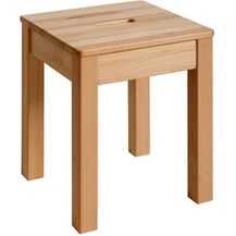 Bild für Krok Wood Hocker Tomas aus Massivholz 35 x 35 x 45 cm (Buche, 1x mit Eingriff)