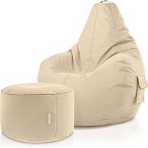 Bild für Green Bean® Sitzsack + Hocker