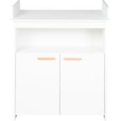 roba Wickelkommode 'Anton' mit Wickelansatz - 2 Türen - 1 Fach - Wickelhöhe 90 cm - Weiß