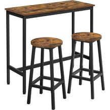 Bild für Songmics 'Vasagle' Bartisch-Set mit 2 Barhockern