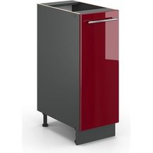 Bild für Apothekerschrank Fame-Line Bordeaux Hochglanz 30 cm ohne Arbeitsplatte Vicco