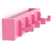 Bild für Schlüsselbrett Schlüsselkasten Wandhaken Garderobenhaken Kleiderhaken pink