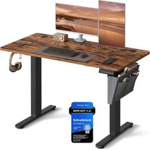 Bild für Songmics Höhenverstellbarer Schreibtisch elektrisch, 60x120 x (72-120)