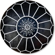 Bild für Marokkanischer Echtleder Pouf