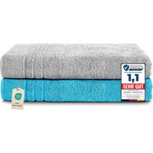 Bild für Komfortec 2er Saunatuch Set 80x200 cm aus 100% Baumwolle