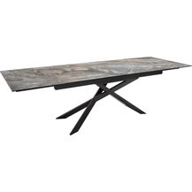 Bild für invicta INTERIOR Ausziehbarer Esstisch Euphoria 180-220-260cm Taupe Keramik in Marmor-Optik Konferenztisch