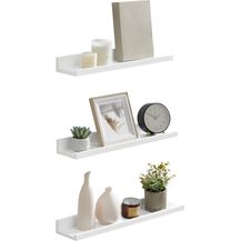 Bild für Songmics Wandregal 3er Set Schweberegale für Fotorahmen und Bücher