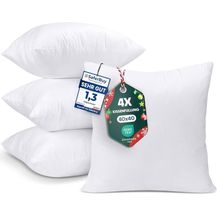Bild für Utopia Bedding 4er Set Kissenfüllung 40x40 cm, Innenkissen Füllkissen Kopfkissen Sofakissen (Weiß)