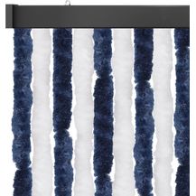 Bild für Flauschvorhang 120x220 Unistreifen dunkelblau