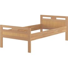 Bild für Erst-Holz Massivholzbett Seniorenbett Buche natur 100x200 Einzelbett