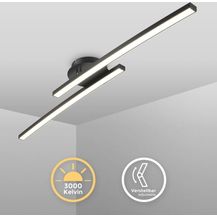 Bild für B.K.Licht Deckenleuchte moderne LED Deckenlampe 2-flammig schwenkbar