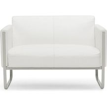 Bild für hjh OFFICE Lounge Sofa Aruba Kunstleder Weiß