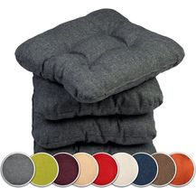 Bild für sunnypillow Stuhlkissen 4er Set Stuhlkissen 40x40 cm Bequeme 8cm