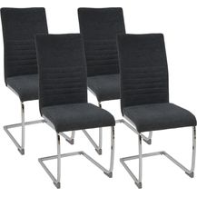 Bild für Freischwinger Stühle 4er Set LUGANO