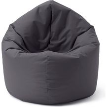 Bild für Lumaland 'Drops' Sitzsack, 2 in 1 Funktion, ESP-Füllung, Grau (Anthratzit)