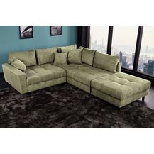Bild für riess-ambiente Ecksofa KENT 220cm grün- Cord