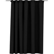 Bild für vidaXL Verdunkelungsvorhang mit Haken Leinenoptik Anthrazit 290x245 cm 321167