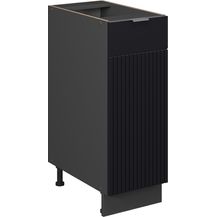 Bild für Apothekerschrank Fame-Line Schwarz gestreift 30 cm ohne Arbeitsplatte Vicco