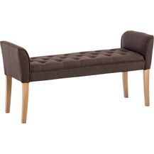 Bild für CLP Chaiselongue Cleopatra Gestell aus Kautschukholz,braun antik-hell