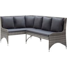 Bild für vidaXL Garten-Ecksofas 2 Stk. Poly Rattan Grau 310223