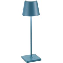 Bild für Zafferano Poldina Pro Dimmbare LED-Tischlampe aus Aluminium avio blau