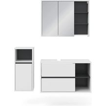 Bild für Badmöbel-Set Viola Weiß 3 Teile