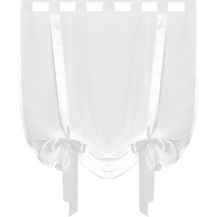 Bild für Raffgardine mit Schlaufen 100x160 cm Auswahl: weiß