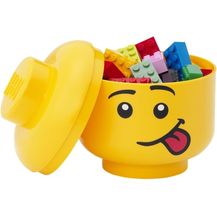 Bild für Room Copenhagen 'LEGO Storage Head Silly' Aufbewahrungsbox gelb mini