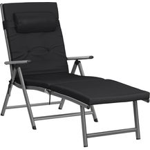 Bild für Songmics Sonnenliege mit Matratze und abnehmbares Kopfkissen