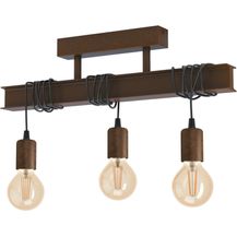 Bild für Eglo 43522 Hängeleuchte TOWNSHEND 4 antik-braun E27 3X40W L:55cm B:14cm H:26cm dimmbar